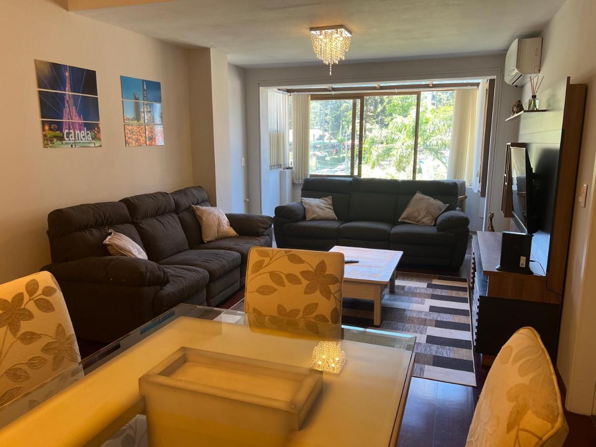 Ferienwohnung Amplo Apartamento A 200M Da Rua Coberta Gramado Exterior foto