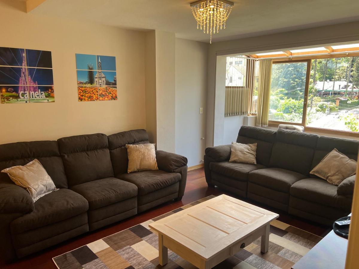 Ferienwohnung Amplo Apartamento A 200M Da Rua Coberta Gramado Exterior foto